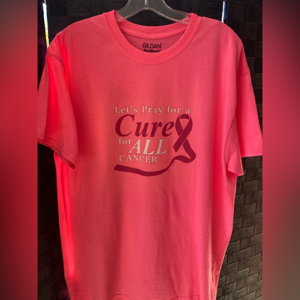 Let’s Pray for a Cure for ALL Cancer Short Sleeve Tee